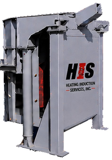 HIS coreless induction melting furnace, shunted and box design